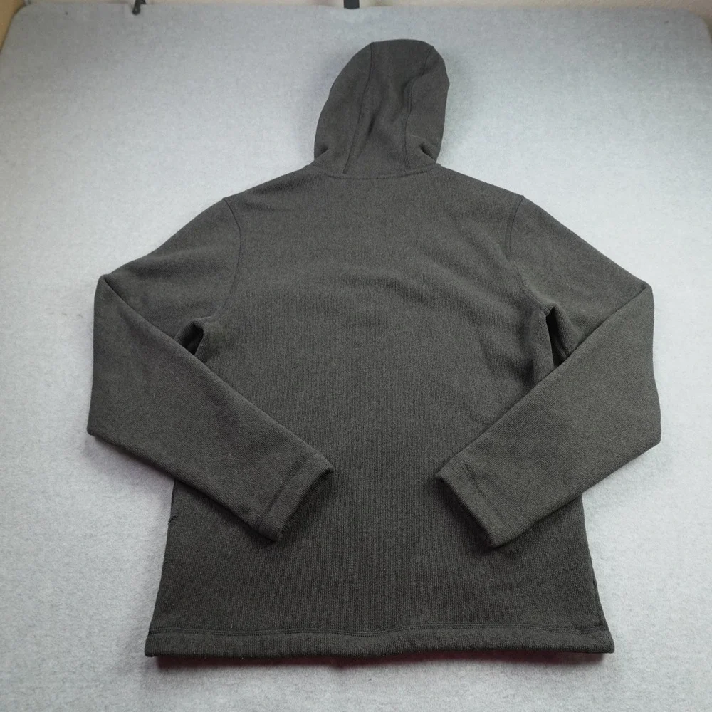 The North Face Sweater Mens Medium Gray Gordon Lyons Outdoor Henley Hoodie